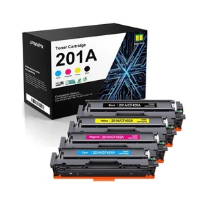 201A Toner Cartridges 4-Pack (C/M/Y/K) with Chip - Compatible 201A 201X Toner... - Afbeelding 1 van 6