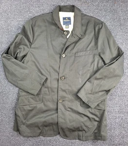 Brooks Brothers Black Polyester Linen Lined Black Waterproof Jacket Size L - Picture 1 of 10