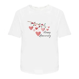 'Happy Anniversary' Unisex T-Shirt - 100% Cotton (S-XXL) (TA044360) - Picture 1 of 10
