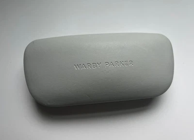 Warby Parker Gris Anteojos Gafas de Vidrio Estuche Rígido VACÍO Auténtico Gris Foto 1 de 4