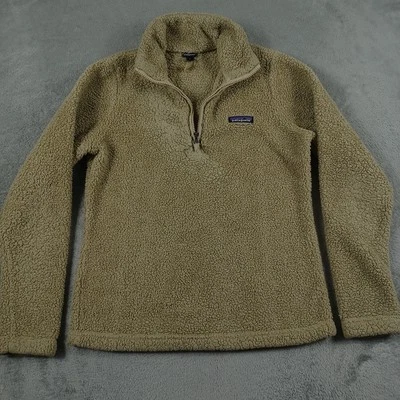 Suéter Patagonia Mujer Pequeño Marrón Polar Pullover Retro Pila 1/4 Cremallera Exterior Foto 1 de 4
