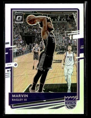 2020-21 Donruss Optic #47 Marvin Bagley III Holo Card Sacramento Kings - Image 1 of 2