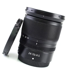 Nikon Z 24-70mm F4 S Nikkor Mirrorless Full Frame Lens Z Mount Front & Rear Caps - Picture 1 of 14
