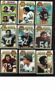 Juego de equipo Topps Football Cleveland Browns 1979 (las 25 cartas) *NUEVO RC* - Imagen 1 de 3