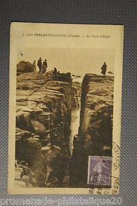 Alte Postkarte LES SABLES D'OLONNE (Vendee) - Le Puits d'Enfer - Bild 1 von 1