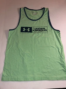 Camiseta sin mangas Under Armour protect this house para hombre verde medio - Imagen 1 de 3