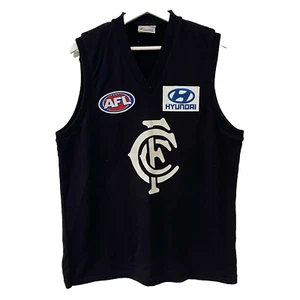 Carlton Blues AFL Vintage Sekem Knit Jersey Size XL Made in Australia - Picture 1 of 8