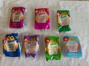 1999 McDonald's Happy Meal Toy Figurines - Barbie Set of 7 of 8 - SEALED - Picture 1 of 10
