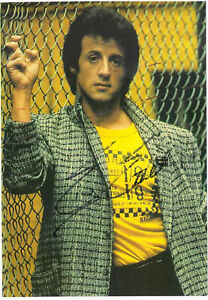 Sylvester Stallone „ROCKY, RAMBO" - orig. Autogramm  PK  