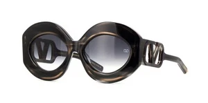 Valentino V-SOUL-II Black Swirl And Rose Gold/Grey To Clear Gradient Sunglasses - Picture 1 of 4