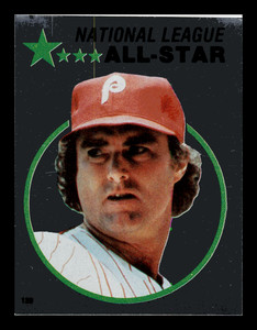 1982 Topps Stickers Steve Carlton HOF All-Star Foil Phillies #129 Near Mint NM