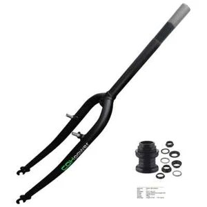 CDH 1" Threaded 700c Fixed Bike Fork & Headset MTB Road Cruiser Bicycle Fork - Imagen 1 de 13
