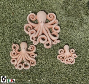 Polpo decorazione parete terracotta da appendere Pesce Polipo fatto a mano - Picture 1 of 2
