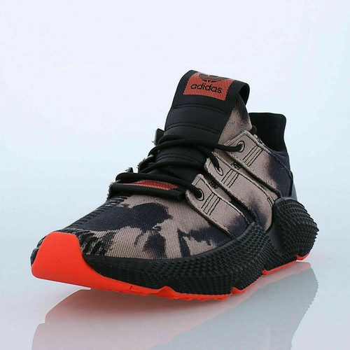 Adidas Originals Prophere scarpe da ginnastica ""sbiancate"" nero rosso solare UK 6 5
