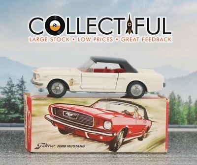 TEKNO - #834 FORD MUSTANG COUPE - DIECAST *BEAUTY* IN ORIGINAL BOX W/BOOKLET🔥 - Image 1 of 4