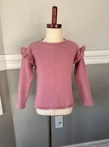 Jamie Kay | Organic Cotton Ruffle Sweater | Size 5 - Picture 1 of 12