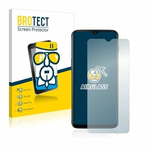 OnePlus 6T ,  BROTECT® AirGlass® Premium Screen Protector, Extra-Hard - Picture 1 of 4