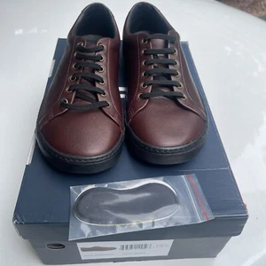 Neu im Karton Birchbury Bramfords Herren braun Leder minimalistisch Mode Schuhe Größe US 8 - Bild 1 von 9