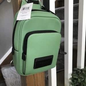 Coach Track Pack 14 Soft Green Crossbody CR308 Brandneu - Bild 1 von 19