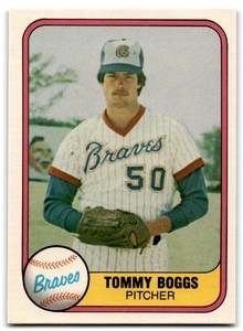1981 Fleer Tommy Boggs Atlanta Braves #261