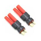 2X Drone/Car/Boat T Male/Female To Hxt 4.0 Adapter Battery Bullet Deans Cordles