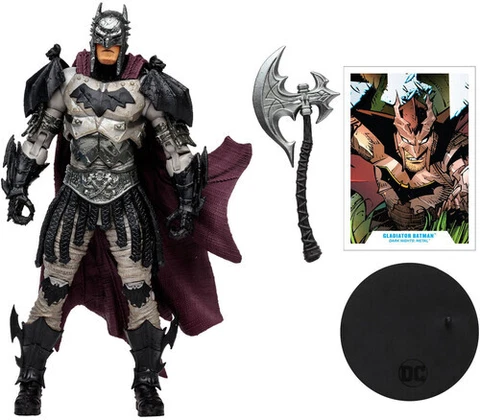 McFarlane - DC Multiverse 7 - Gladiator Batman (Dark Metal) [New Toy] Action F Cover
