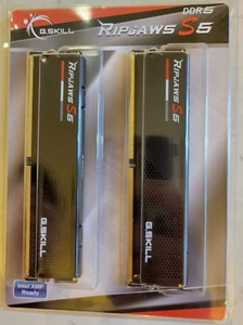 G.skill 64 gb kit, 32 gb x 2, Desktop Memory, DDR5-5600, F5-5600J3036D32GA2-RS5K - Picture 1 of 2