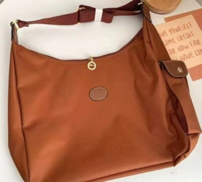 Le Pliage Messenger Shoulder Brown Waterproof W30cm x D10cm xH33cm Outlet - Image 1 of 2