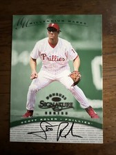1997 Donruss Signature Millennium Marks Scott Rolen Auto Autograph Phillies