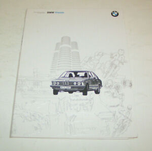 Pressemappe / presskit - BMW 6er Reihe E 24 - BMW 628 CSi / BMW 635 CSi