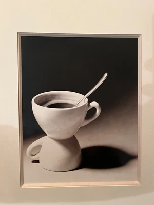 Karl Lagerfeld original - un café doble, firmado 1998 París * RARO* Foto 1 de 4
