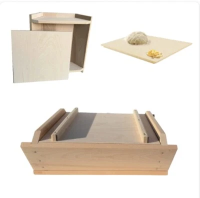 Maidda siciliana,vasca impasto, maida in legno massello con coperchio spianatoia - Image 1 of 4