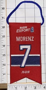 HOWIE MORENZ MONTREAL CANADIENS #7 RUHESTAND BANNER NHL HOCKEY RDS MOLSON - Bild 1 von 1