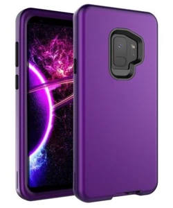 Galaxy S9 Case,SKYLMW Three Layer Full Body Heavy Duty Hybrid Sturdy Anti-Shock - Picture 1 of 7