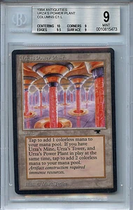 MTG Antiquities Urza's Power Plant BGS 9.0 Mint Columns Magic card Amricons 5473 - Picture 1 of 2