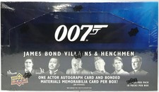 JAMES BOND 007 VILLAINS & HENCHMEN TRADING CARDS BOX (UPPER DECK 2021)
