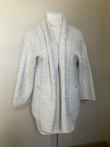 Damen Madewell Strickjacke vorne offen Langarm elfenbein Wollmischung Fischer S - Bild 1 von 7