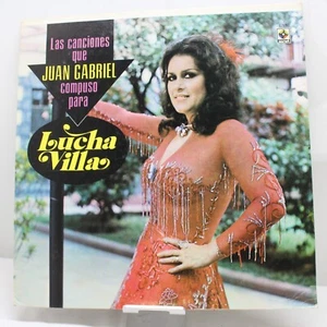Las Canciones Que Juan Gabriel Compuso Para Lucha Villa Vinyl Record LP VG+ - Picture 1 of 5