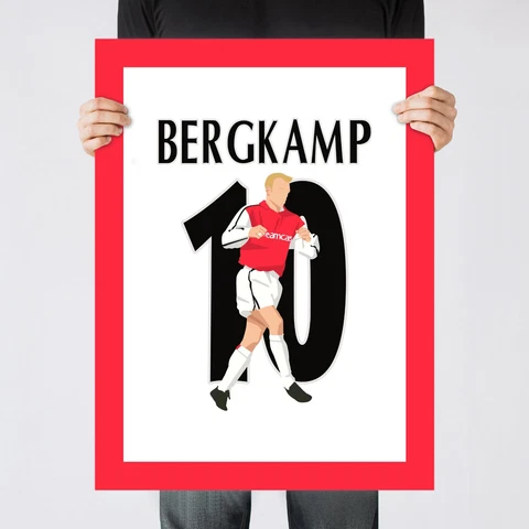 Dennis Bergkamp Turn Goal, 2002 Arsenal Print/Poster/Wall-Art [Part 1 of 4] Cover