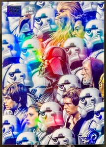 2024 Topps Chrome Star Wars Galaxy ~ STORMTROOPERS #64 Refractor *READ* - Picture 1 of 4