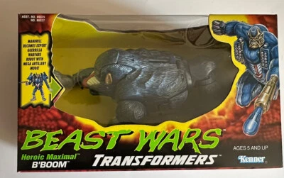 ВИНТАЖНЫЕ ТРАНСФОРМЕРЫ BEAST WARS HEROIC MAXIMAL B'BOOM 1997 - Изображение 1 из 2