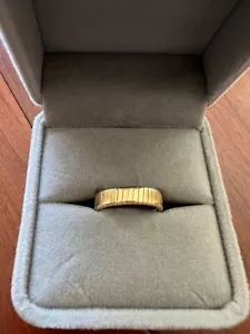 BVLGARI Tubogas 18K YG Ring - Picture 1 of 7