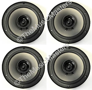 4X TWO PAIR 6" inch Dual Cone Car Stereo Audio SPEAKER Factory Style Replacement - Picture 1 of 8