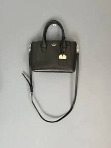 Kate Spade Carter Street Kylie Schwarz Leder Umhängetasche Umhängetasche Handtasche - Bild 1 von 7