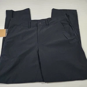 NEW North Face Mens Sz 34 Short Paramount Hiking Outdoor Black Pant FlashDry UPF - Picture 1 of 13