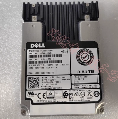 DELL 0XCRDV 3.84T SAS SSD 12G PX05SRB384Y - Image 1 of 2