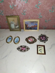  8 x Nostalgia Picture - Living Room - Dolls House - Dolls House - 1:12 - Picture 1 of 1