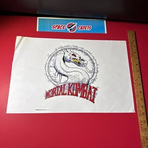 Camiseta Mortal Kombat Diseño Maqueta Midway Games Empresa Publicidad - Imagen 1 de 4
