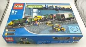 LEGO 4512 Cargo Train MIB NEW World City 9V Railway Locomotives Train Trains