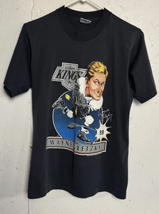 Vintage 1988 Wayne Gretzky LA Kings Salem Sportswear T Shirt Single Stitch 90s - Picture 1 of 5